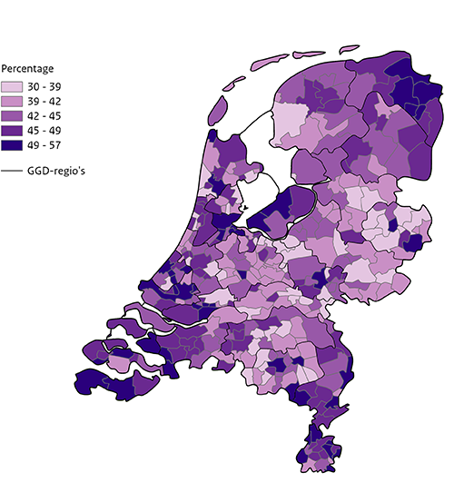 Krt NL Eenzaamheid per gemeente, 18 jaar en ouder