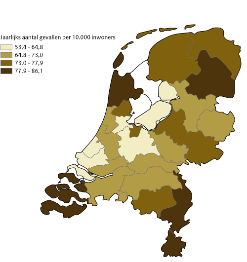 Kanker aantal nieuwe gevallen 2020-2022